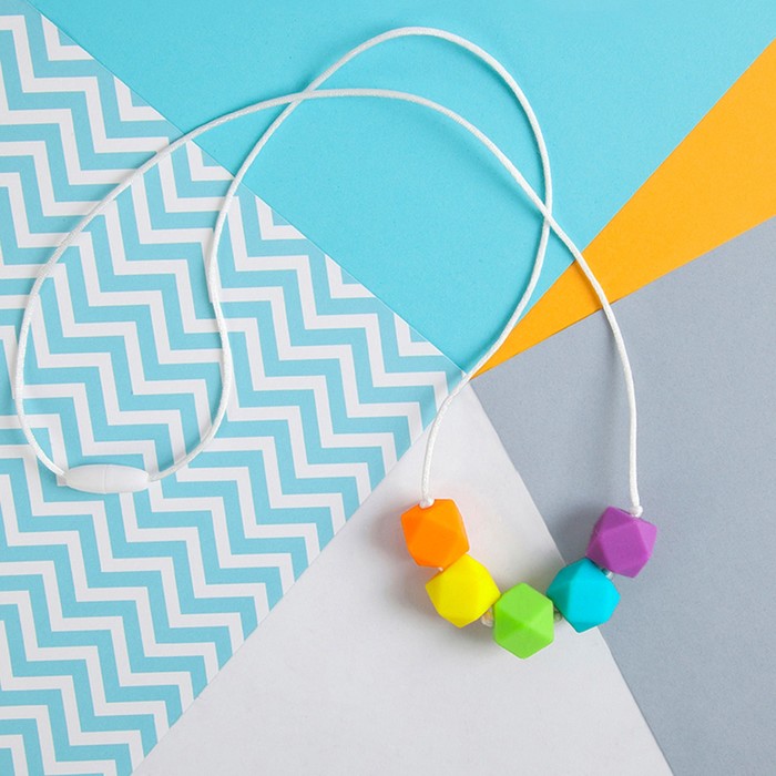 Бусы-прорезыватели «Радуга»