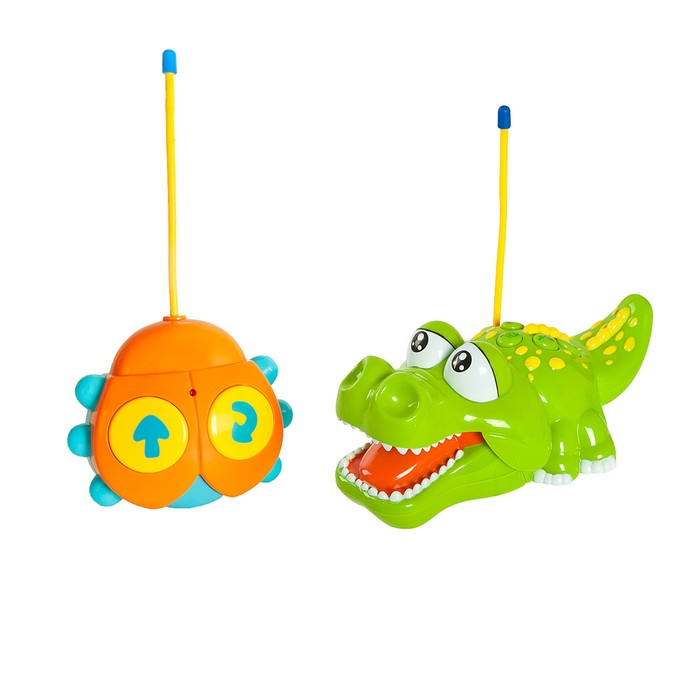 Радиоуправляемая игрушка «Крокодильчик», 2 канала, свет, музыка