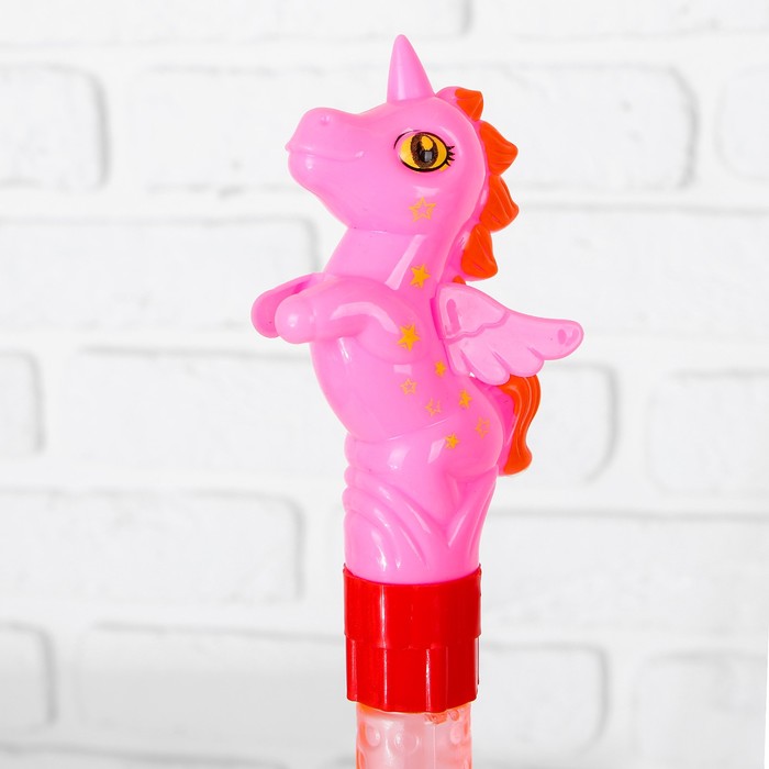 Мыльные пузыри "Единорог", миди, МИКС