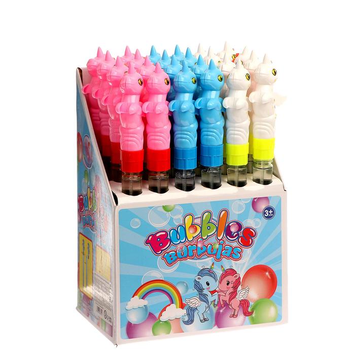 Мыльные пузыри "Единорог", макси , МИКС