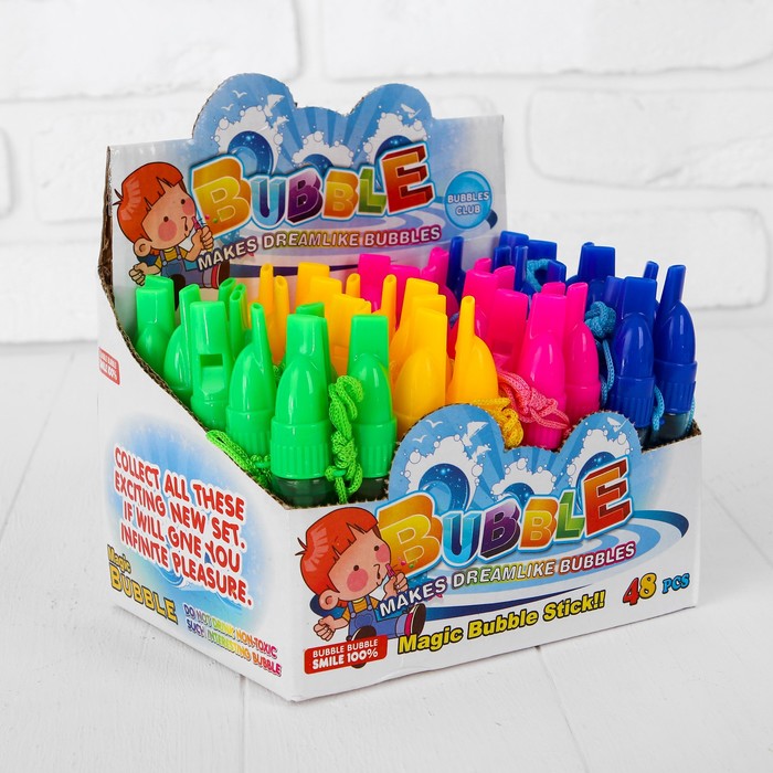 Мыльные пузыри "Свисток", МИКС