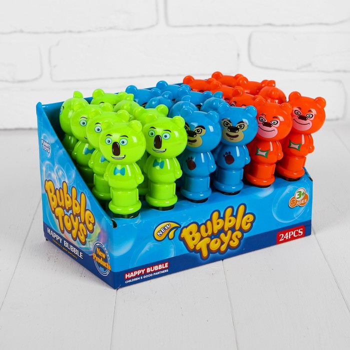 Мыльные пузыри "Мишка", МИКС