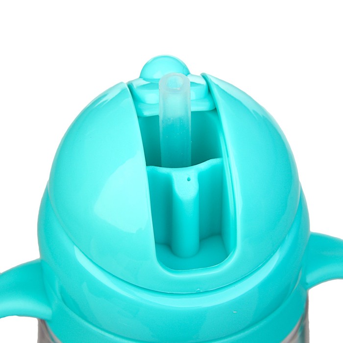 Поильник с трубочкой , 250 мл, Цвет МИКС