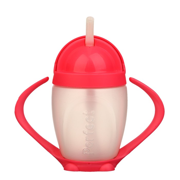 Поильник с трубочкой , 280 мл, Цвет МИКС