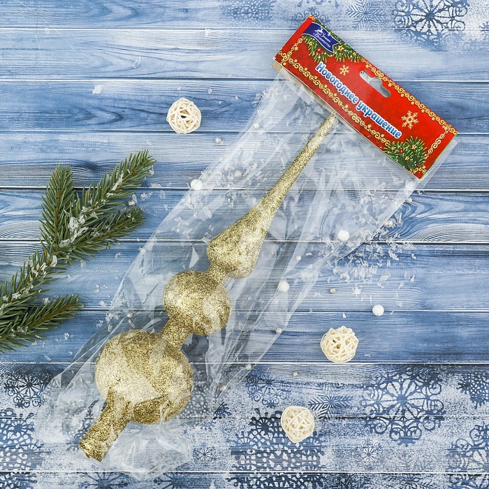 Наконечник "Золотой блеск" 7,5*37 см, золото