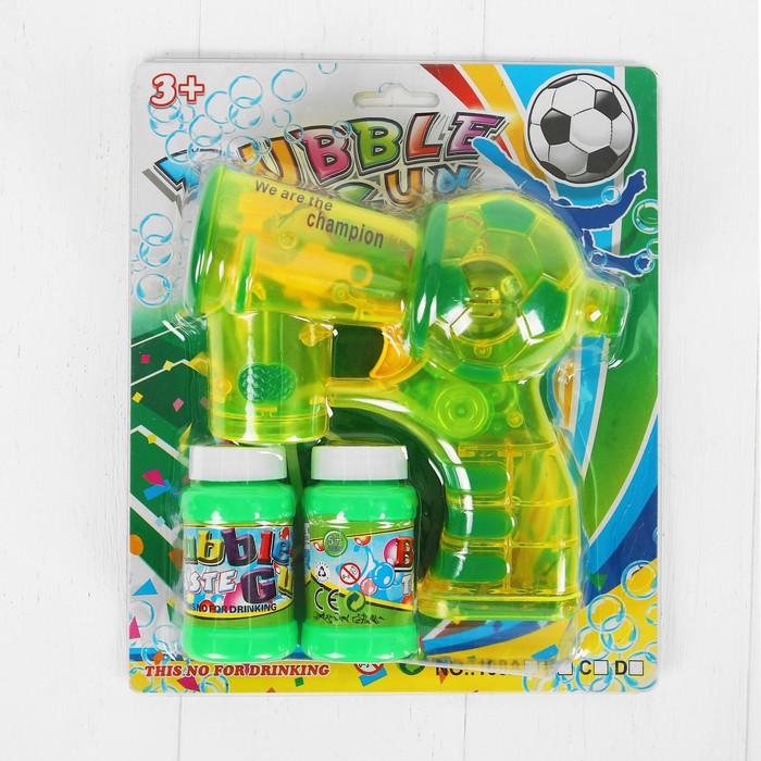 Генератор мыльных пузырей "Футбол", прозрачный