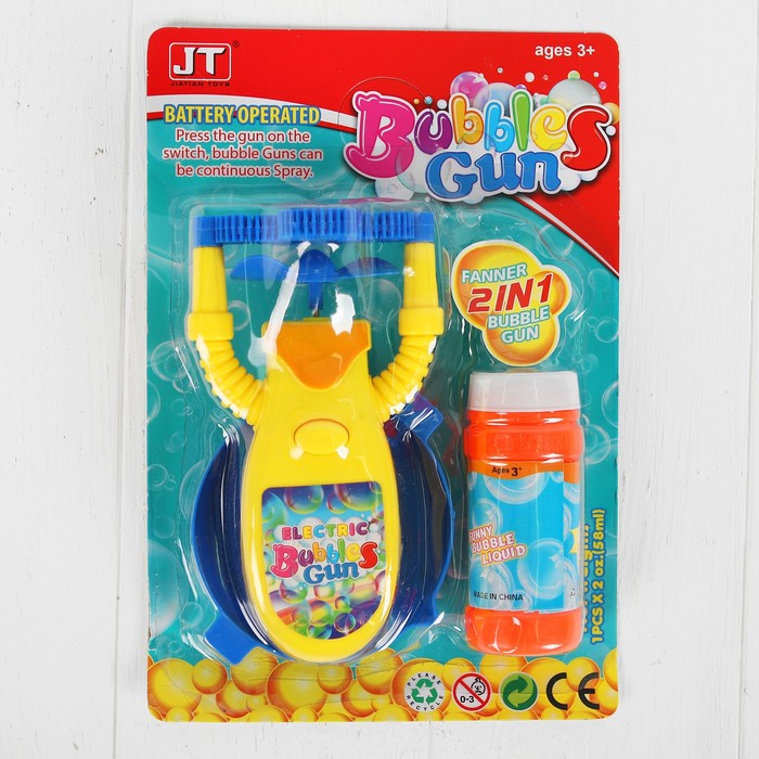 Генератор мыльных пузырей "Веселые пузырики"МИКС