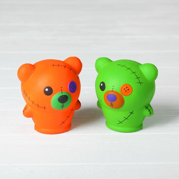 Мялка сквиши "Мишка", цвета МИКС