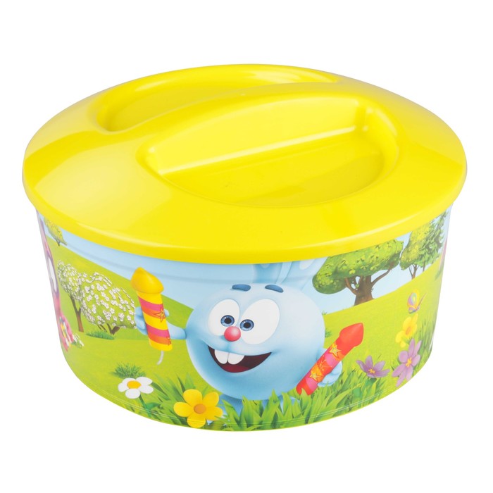 Шкатулка игрушечная «Смешарики», круглая