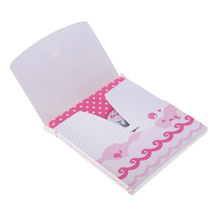 Книга малыша и чехол для бирочки из роддома "Наша малышка"