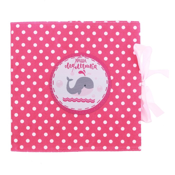 Книга малыша и чехол для бирочки из роддома "Наша малышка"