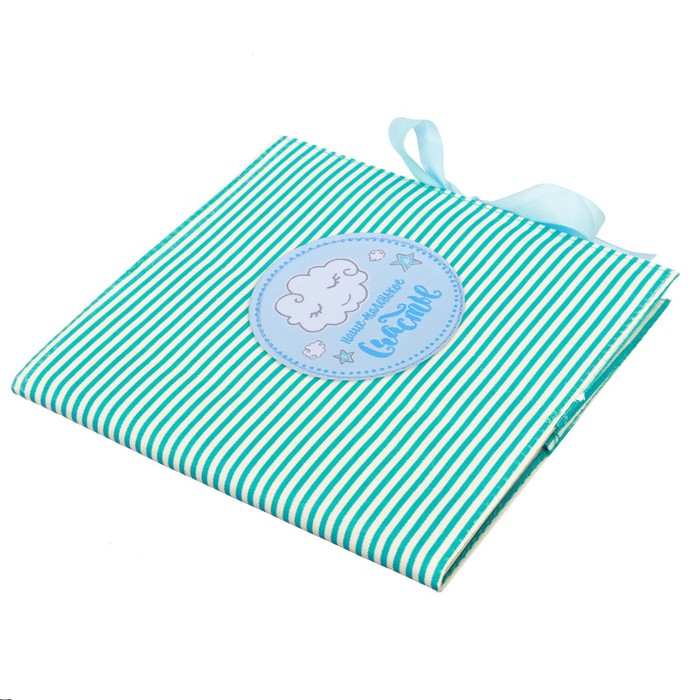 Книга малыша и чехол для бирочки из роддома "Наше маленькое счастье"