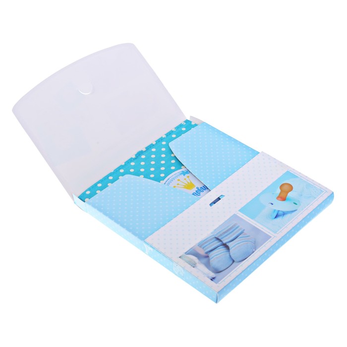 Книга малыша и чехол для бирочки из роддома "Сокровище наше"