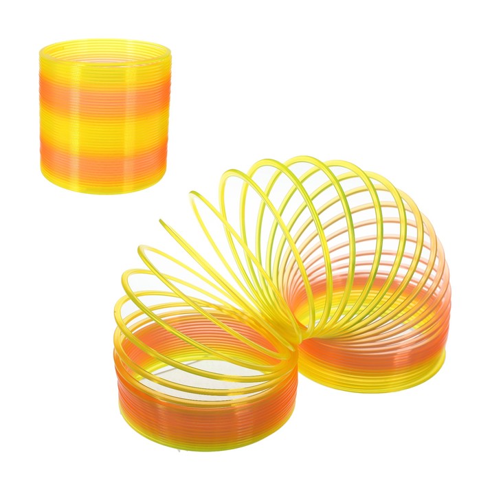 Пружинка-радуга 10*10*9 см, цвет