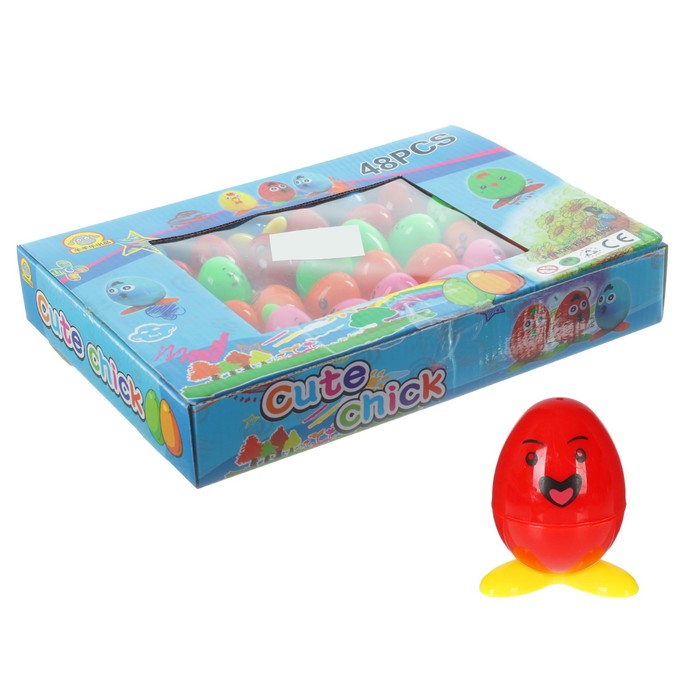 Лизун "Яйцо" твёрдый, цвета МИКС