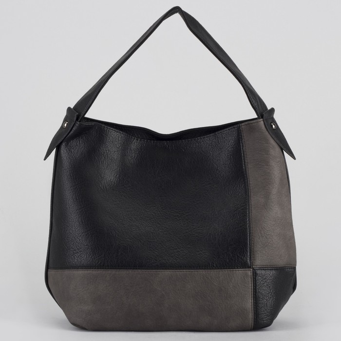 Сумка женская, отдел на молнии, наружный карман, цвет чёрный