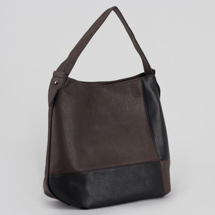 Сумка женская, отдел на молнии, наружный карман, цвет кофе