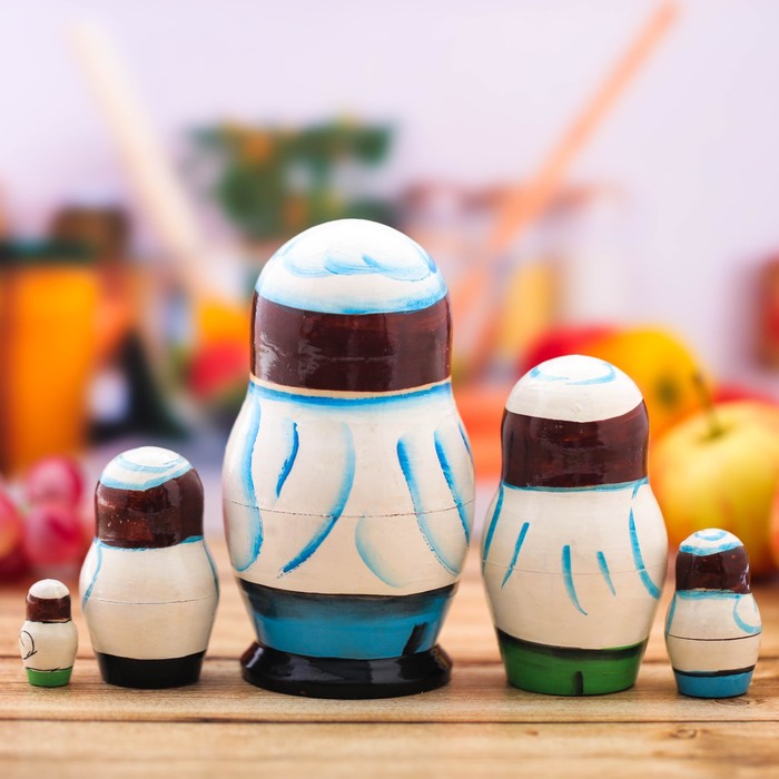 Матрешка 5 кукольная "Повар" 10 см