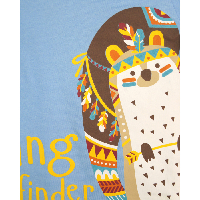 Комплект для мальчика футболка/шорты, голубой/синий, рост 92 (52)