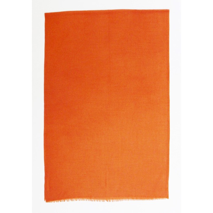 Шаль женская, размер 180х70 см, цвет оранжевый