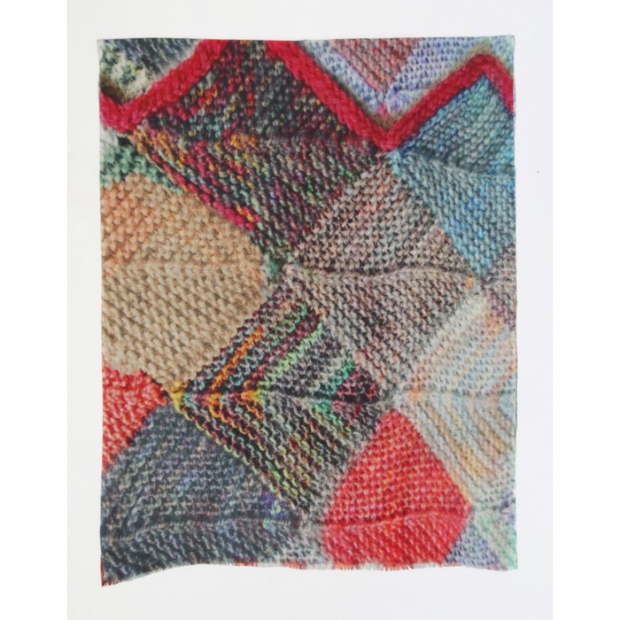 Шаль женская, размер 180х70 см, цвет мультиколор