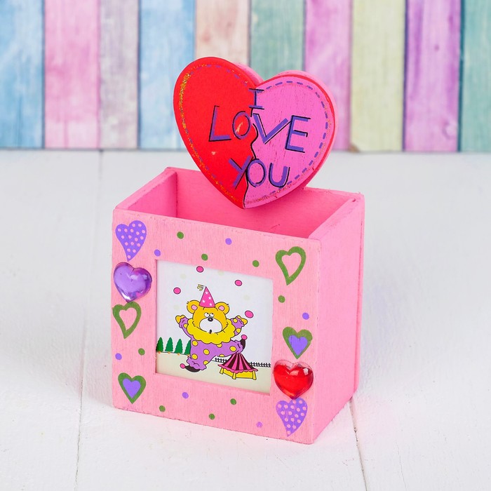 Карандашница "Любовь", МИКС