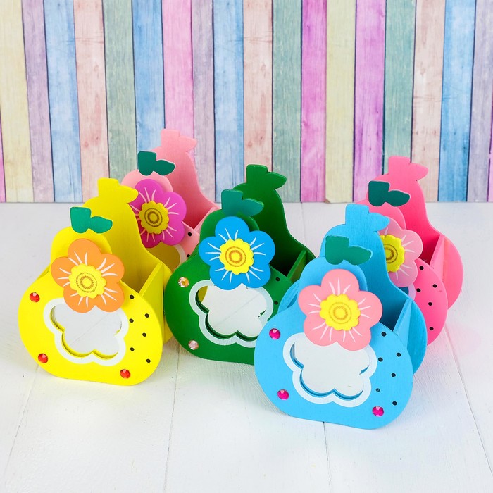 Карандашница "Груша", МИКС