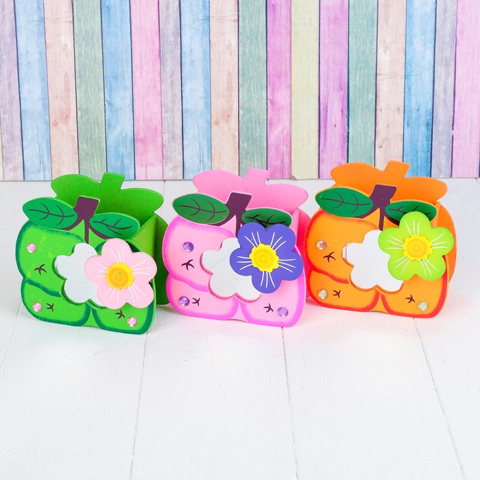 Карандашница "Цветочек", МИКС