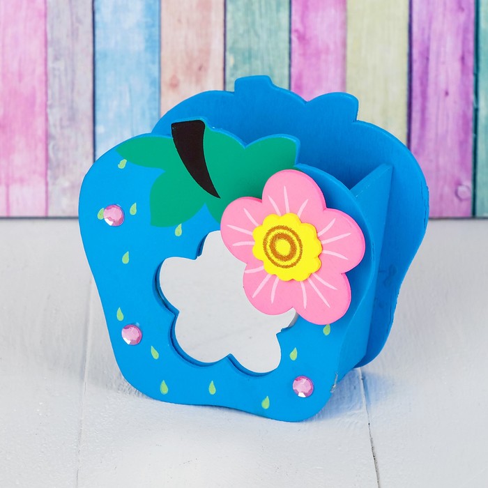 Карандашница "Клубника", МИКС