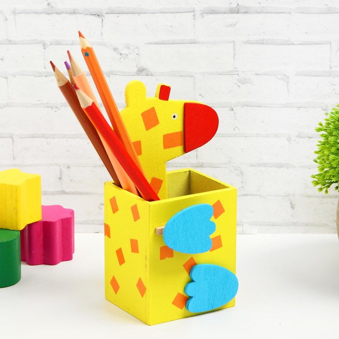 Карандашница "Зверята", МИКС