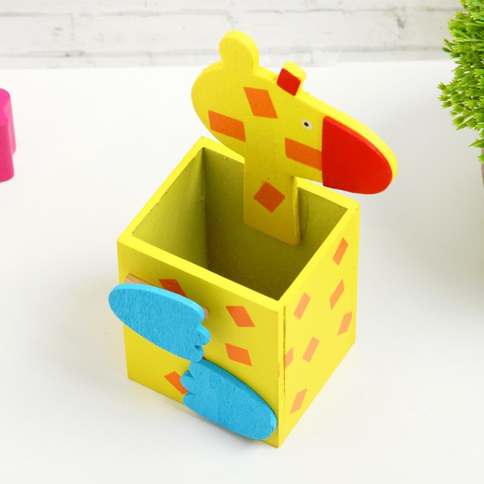 Карандашница "Зверята", МИКС