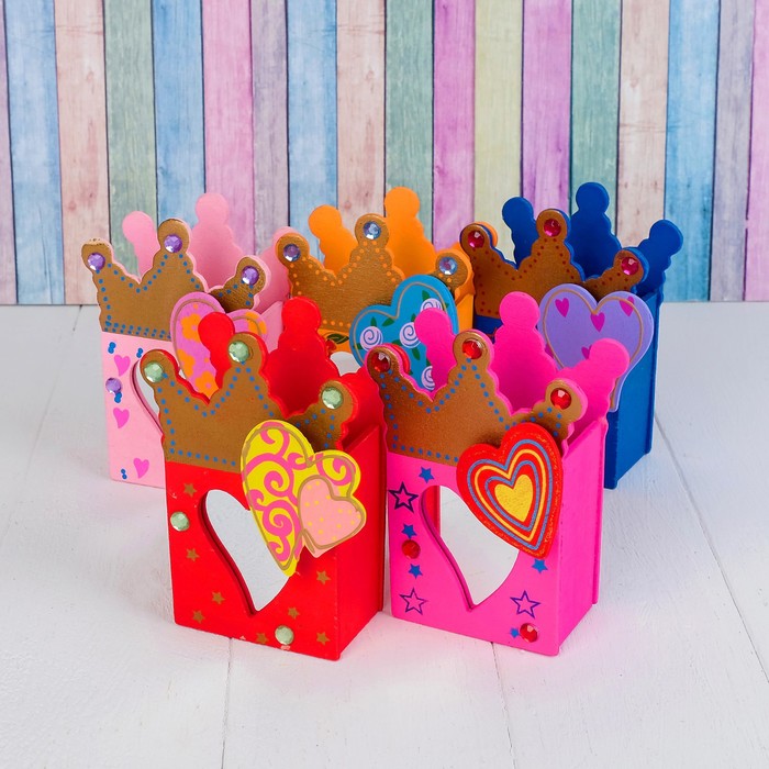 Карандашница "Корона", МИКС