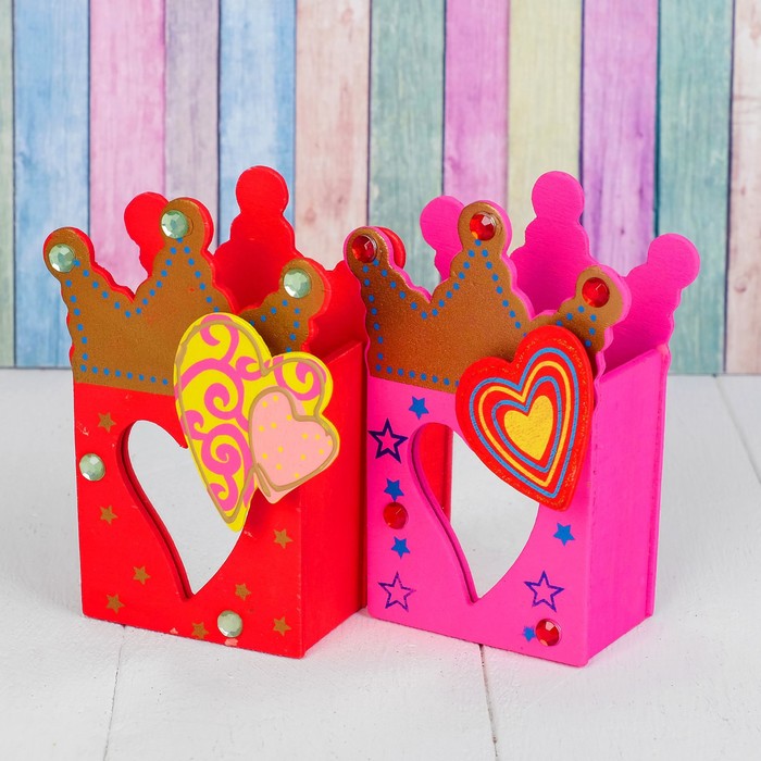 Карандашница "Корона", МИКС