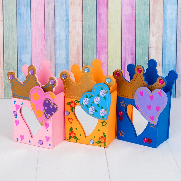 Карандашница "Корона", МИКС