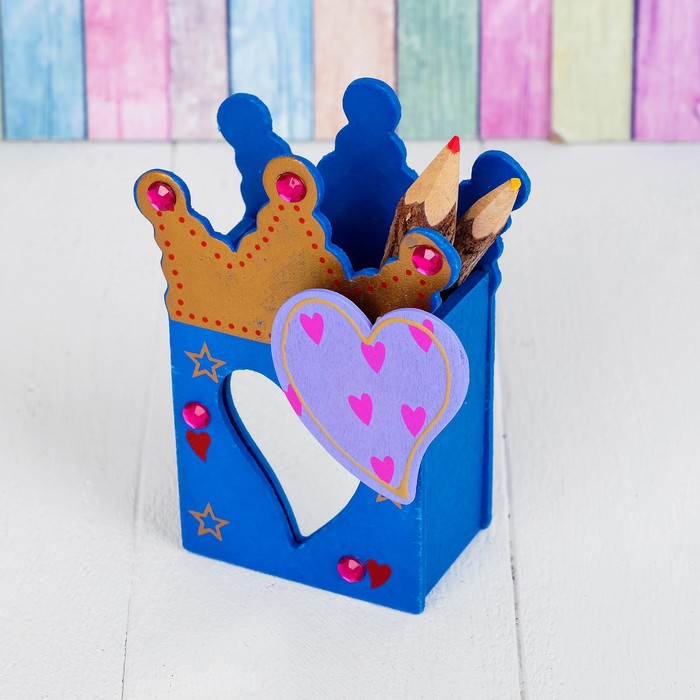 Карандашница "Корона", МИКС