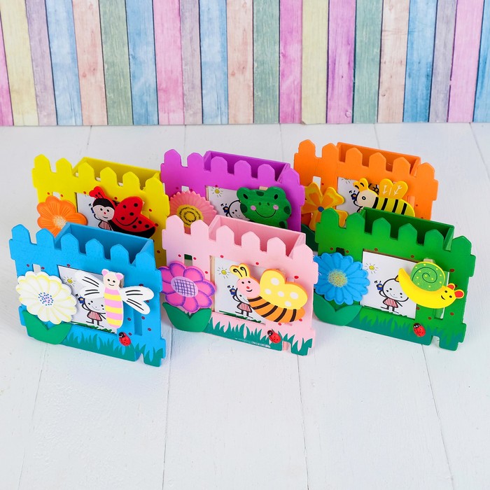 Карандашница "Забор", МИКС