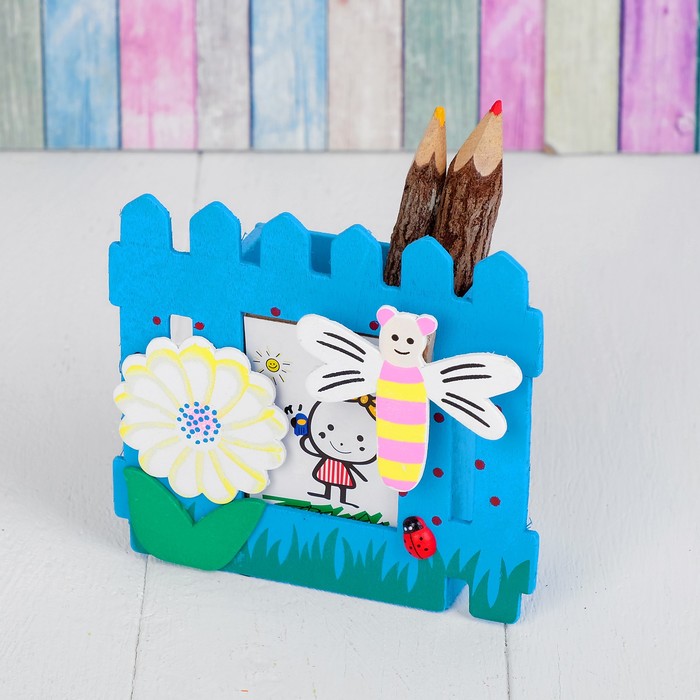 Карандашница "Забор", МИКС