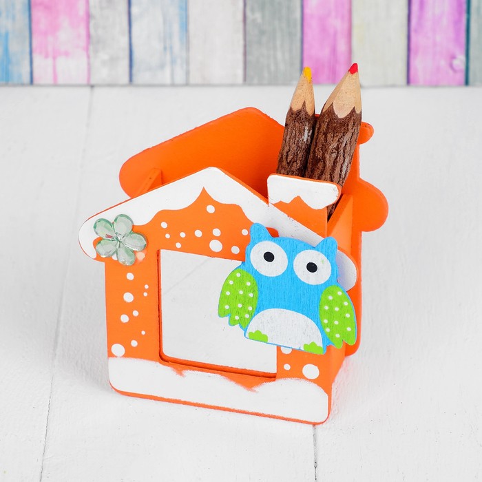 Карандашница "Зимняя ночь", МИКС