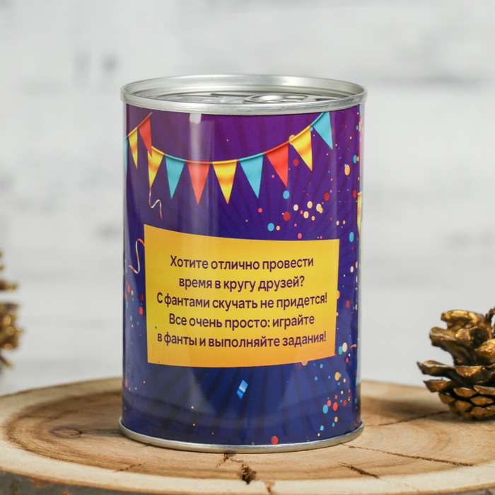 Сувенир банка "Фанты для весёлой компании" 10х7,3х7,3 см