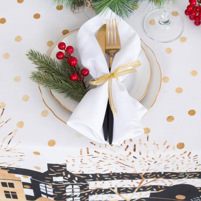 Скатерть "Этель" Золотой город 180х147 см, 100% хл, саржа 190 гр/м2