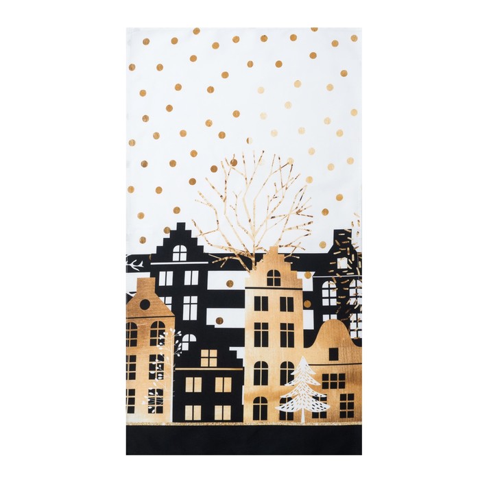 Полотенце "Этель" Золотой город 40х72 см, 100% хл, саржа 190 гр/м2