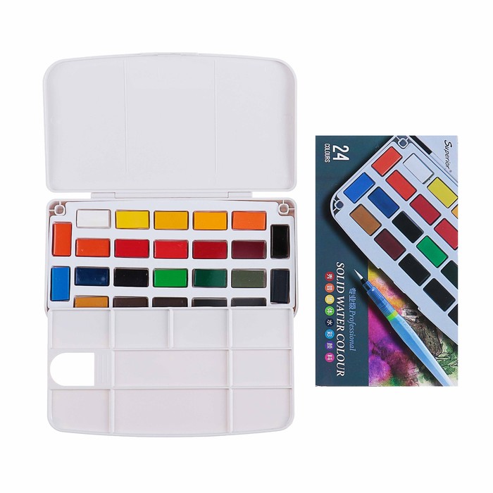 Краски акварелные 24цв Профессиональные