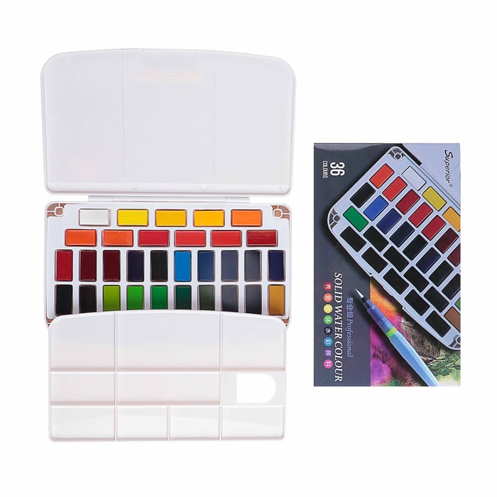 Краски акварелные 36цв Профессиональные