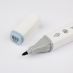 Набор маркеров Superior, профессиональные, двусторонние, 12 штук, 12 цветов, оттенки серого, MS-898 от Сима-ленд
