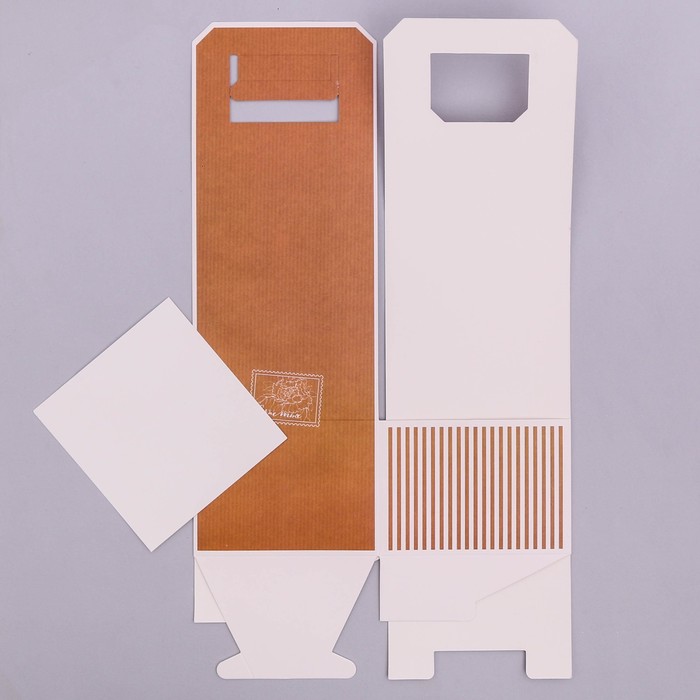 Переноска для цветов «Счастья», 14 × 14 × 40 см