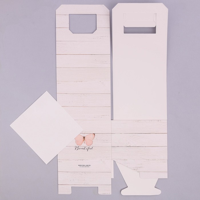 Переноска для цветов beautiful, 14 × 14 × 40 см