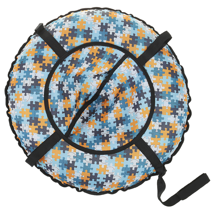 Тюбинг - ватрушка «Вихрь Эконом», принт, диаметр 70 см, цвет микс