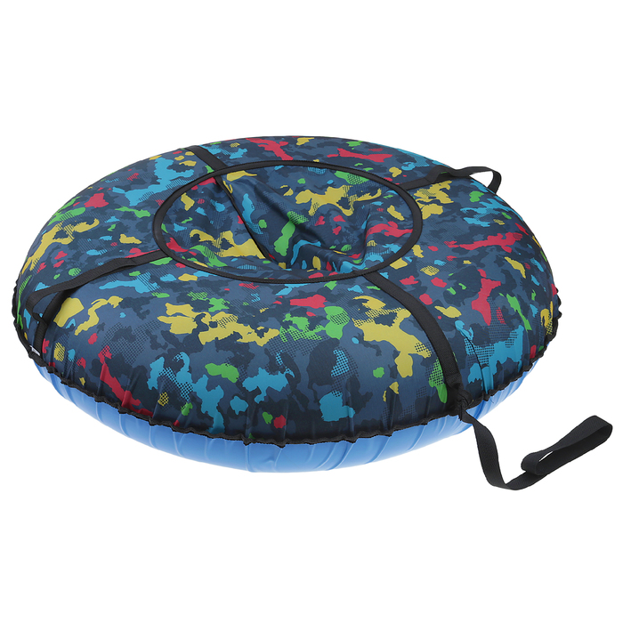 Тюбинг - ватрушка «Вихрь Эконом», принт, диаметр 120 см, цвет микс