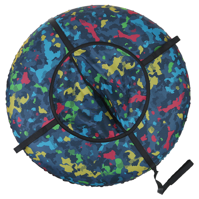 Тюбинг - ватрушка «Вихрь Эконом», принт, диаметр 120 см, цвет микс