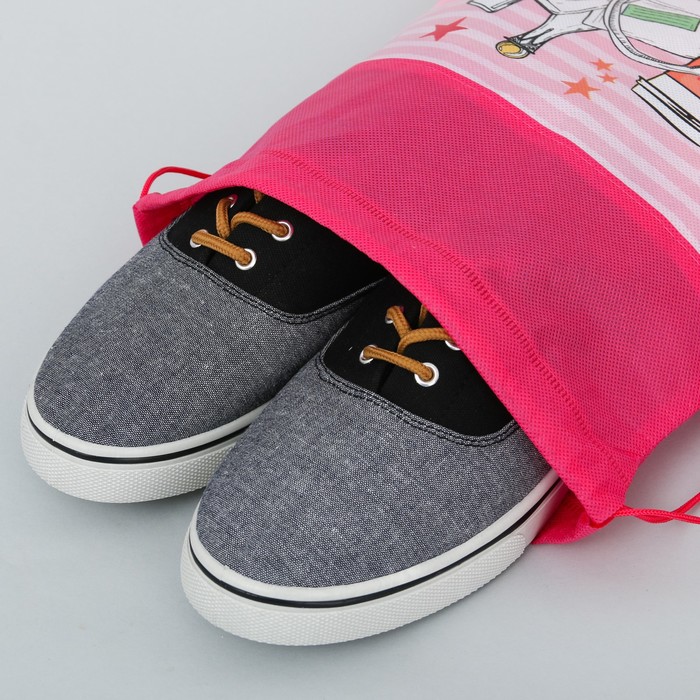 Мешок для обуви и анкета для девочек "Самой стильной и модной"